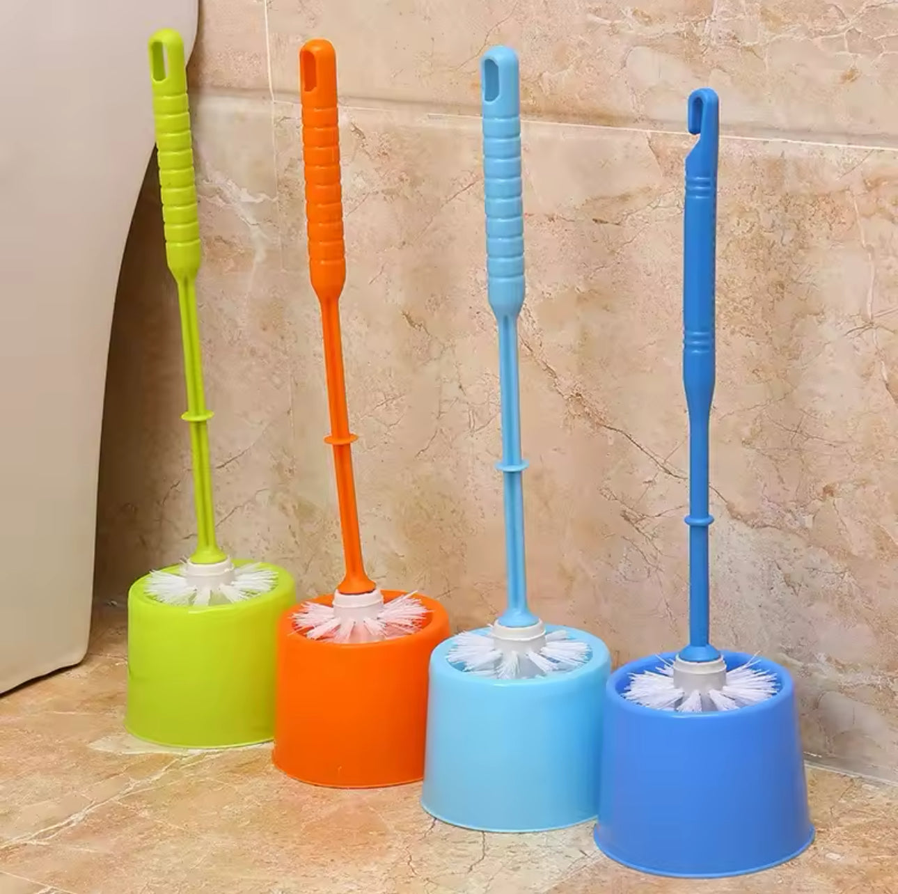 TOILET CLEANING BRUSH WITH HOLDER