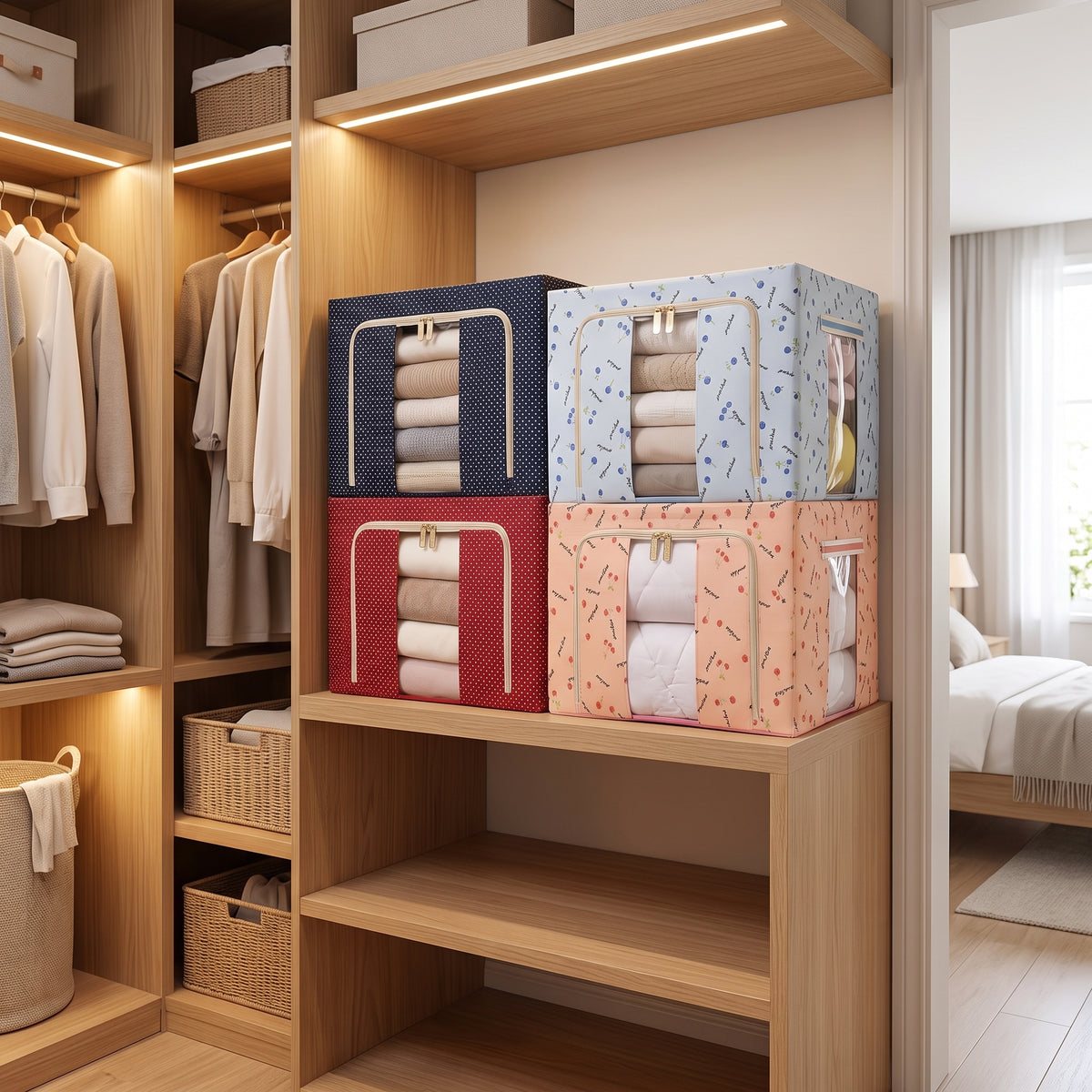 Storium Foldable Storage Box with Steel Frame