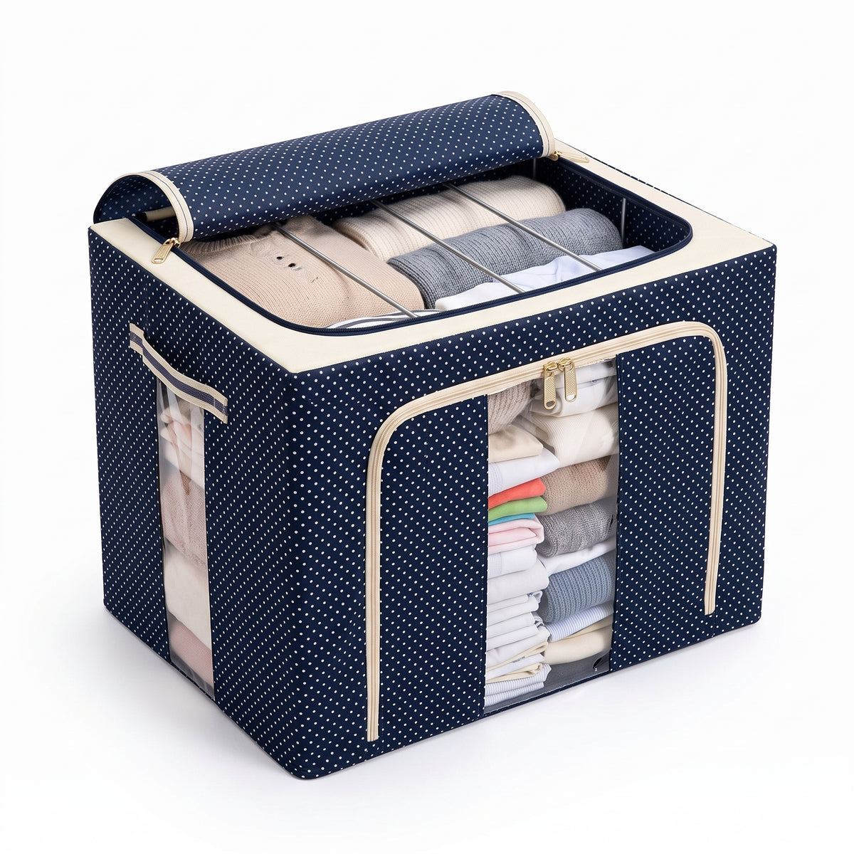 Storium Foldable Storage Box with Steel Frame