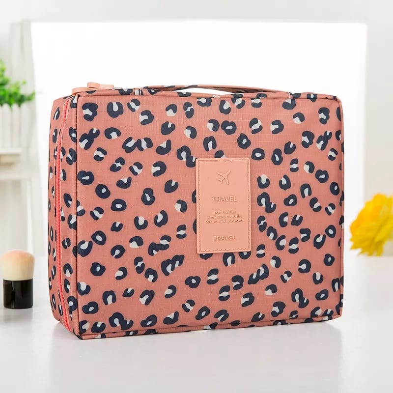 PRINTED TRAVEL COSMETIC POUCH