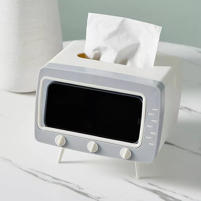 TELEVISION TISSUE BOX