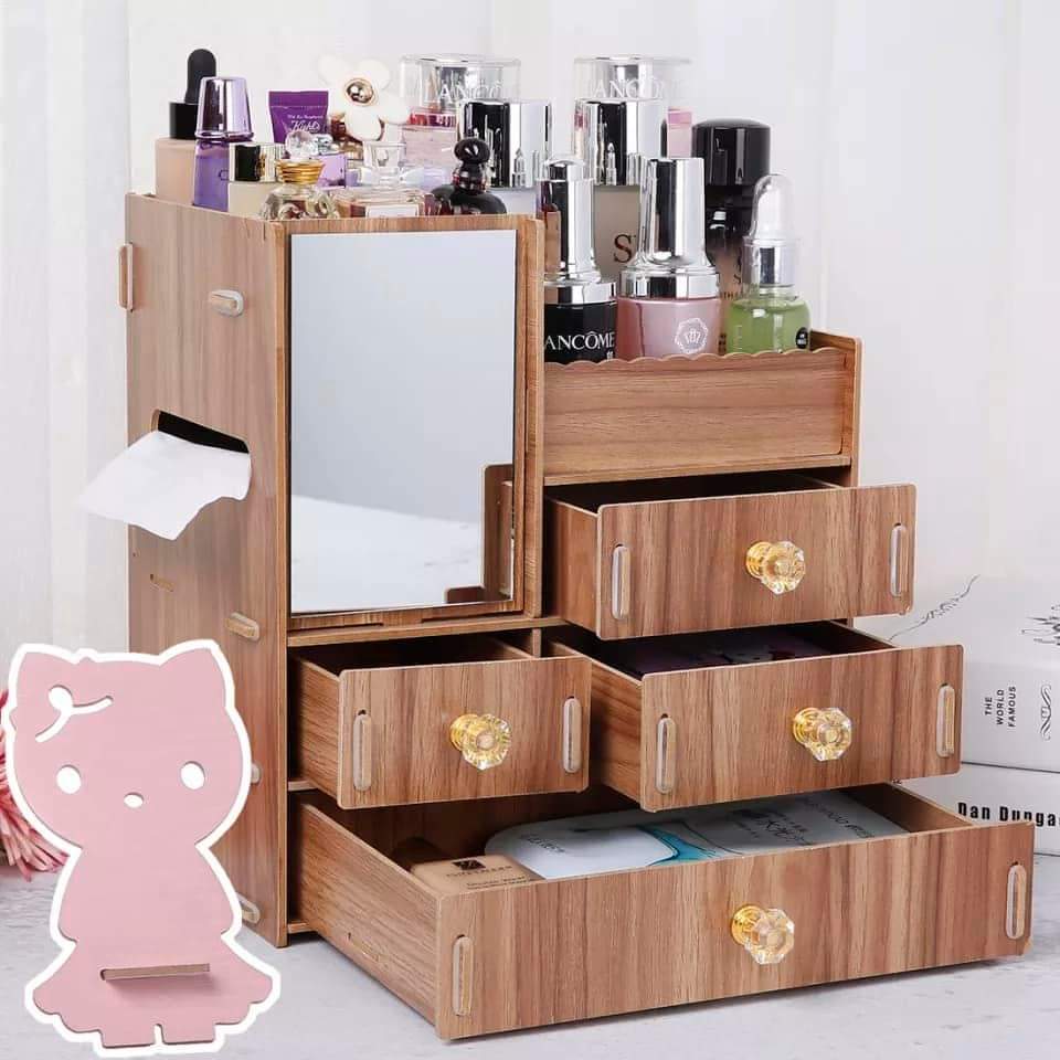 WOODEN JEWELRY ORGANIZER