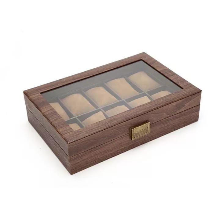 WOODEN WATCH STORAGE BOX