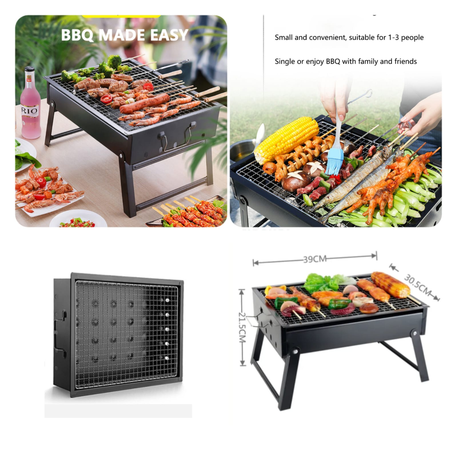 FOLDABLE BARBEQUE GRILL