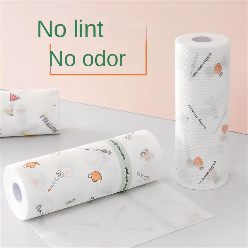 50 PIECES REUSABLE TISSUE ROLL SHEETS
