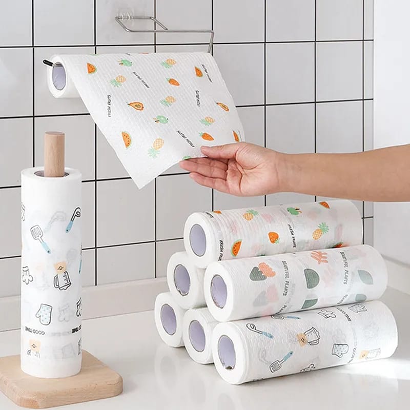 50 PIECES REUSABLE TISSUE ROLL SHEETS