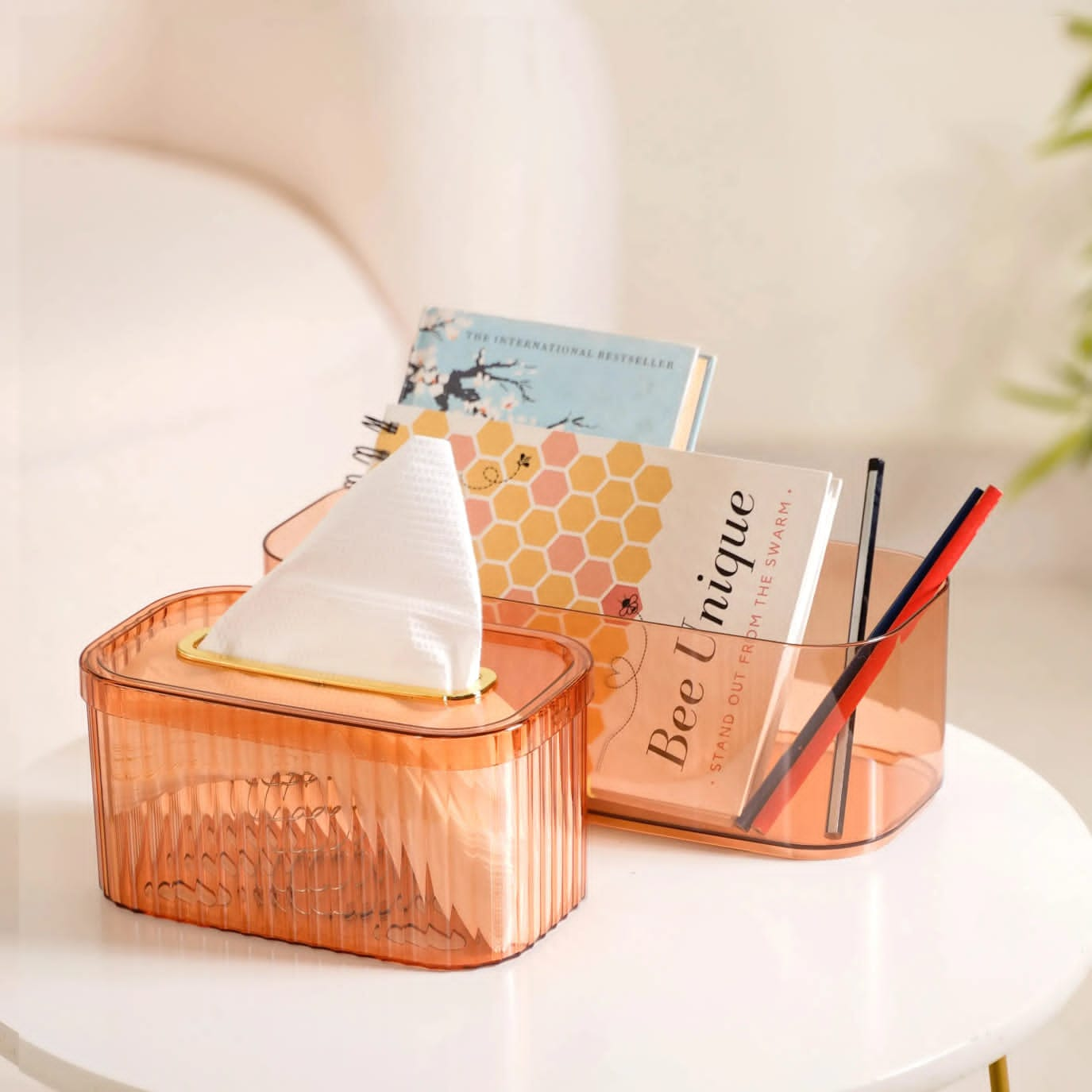 DESKTOP TISSUE BOX