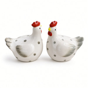 Kitchlux Ceramic Salt and Pepper Shakers - Chicken