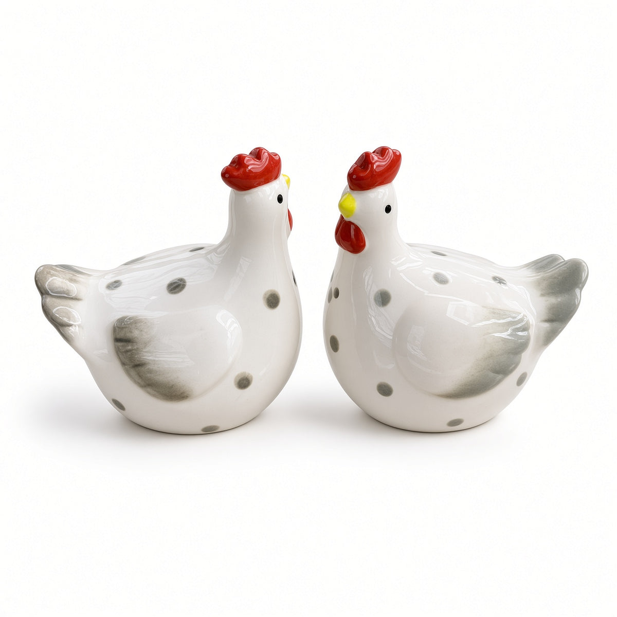 Kitchlux Ceramic Salt and Pepper Shakers - Chicken