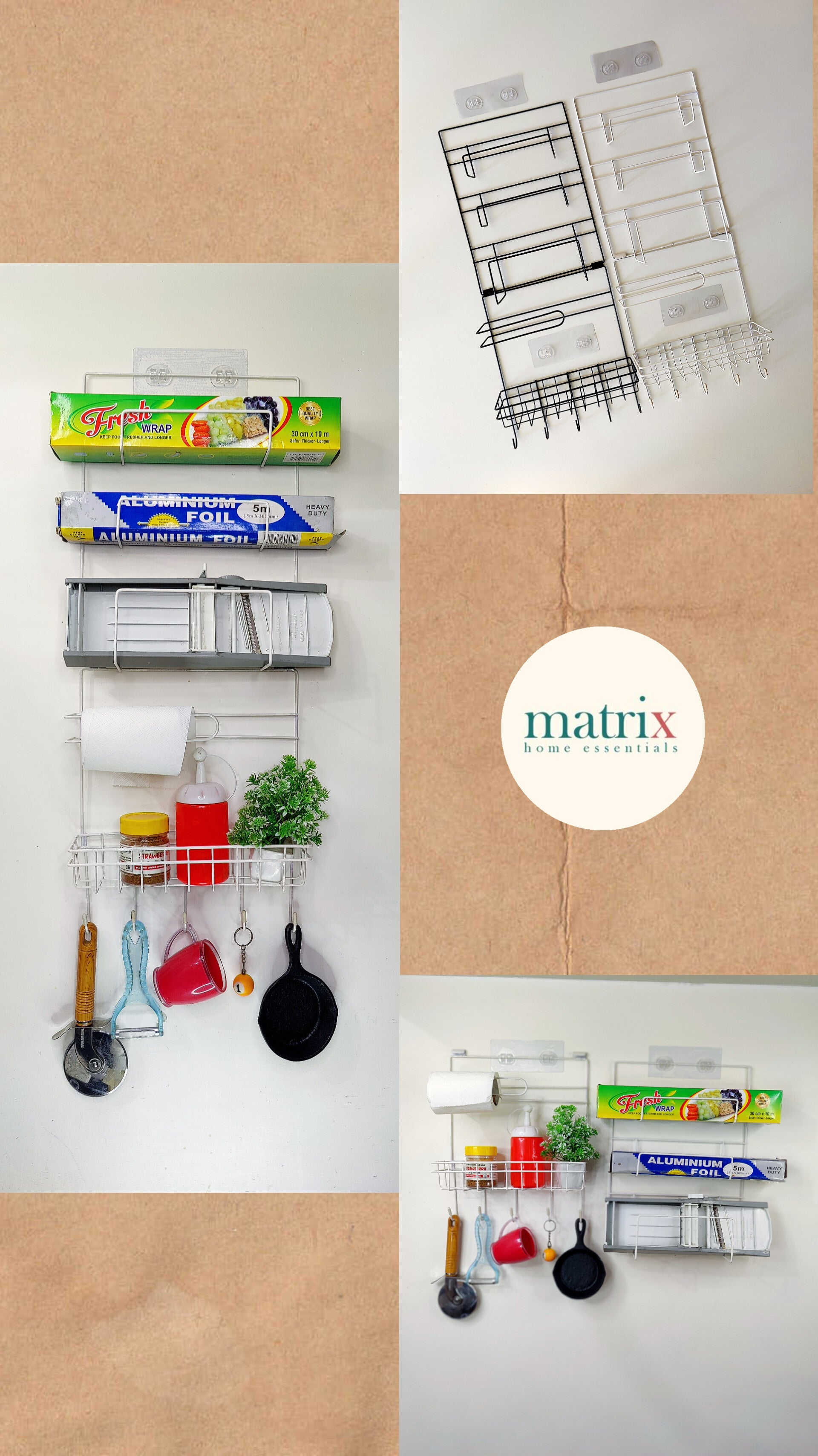 KITCHEN WALL ORGANIZER