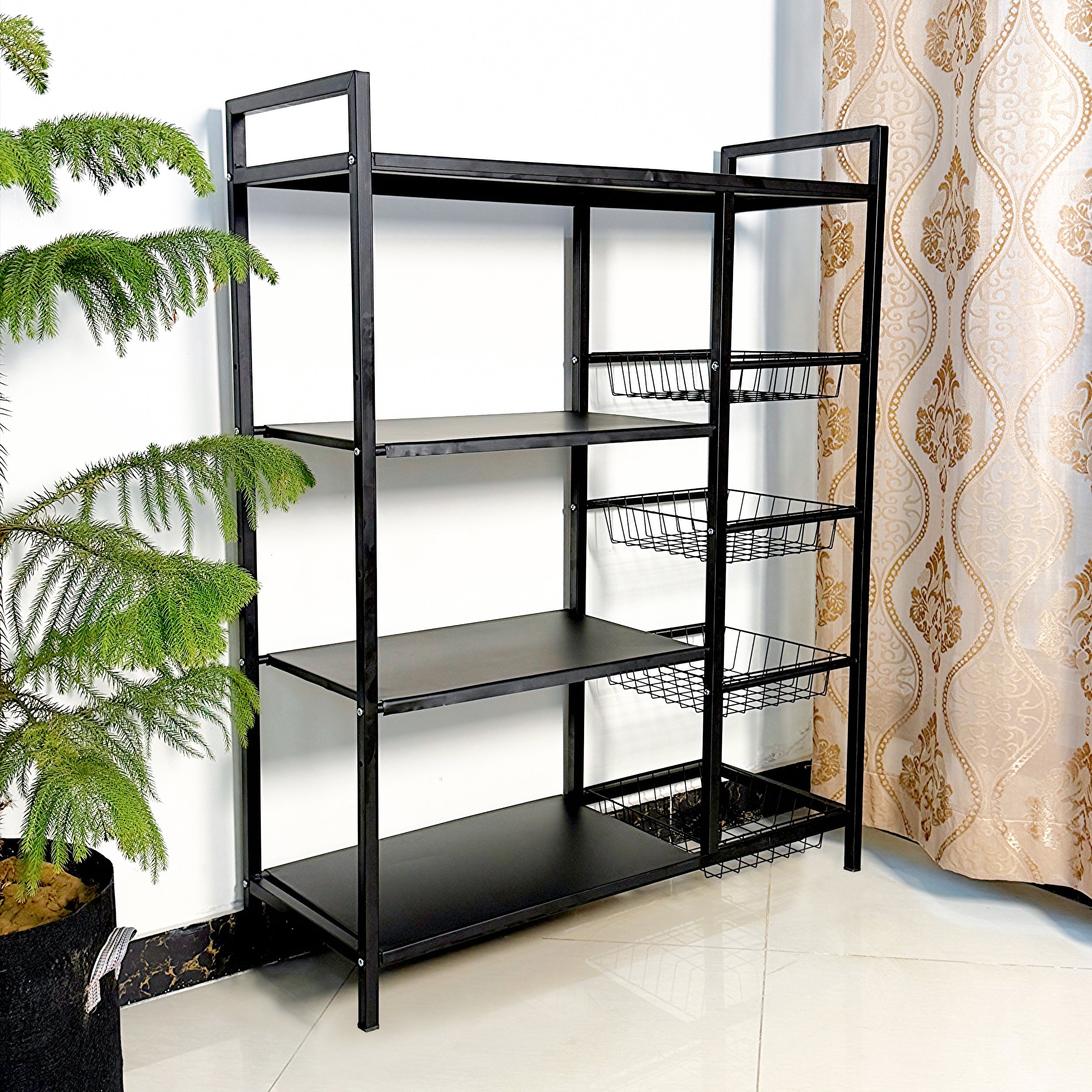 MULTIFUNCTIONAL STORAGE RACK Fixed - Without Wheels