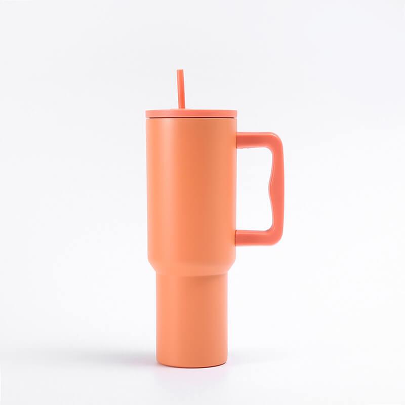 40OZ INSULATED STAINLESS STEEL TUMBLER - CORAL