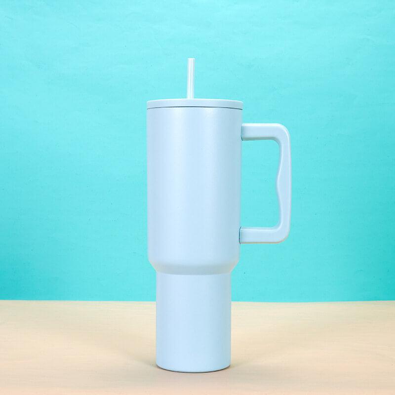 40OZ INSULATED STAINLESS STEEL TUMBLER - LIGHT BLUE