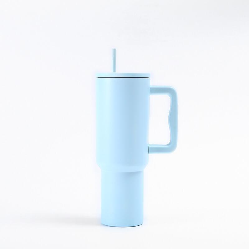 40OZ INSULATED STAINLESS STEEL TUMBLER - LIGHT BLUE