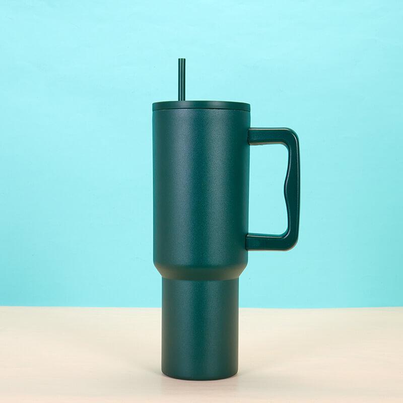 40OZ INSULATED STAINLESS STEEL TUMBLER - DARK GREEN