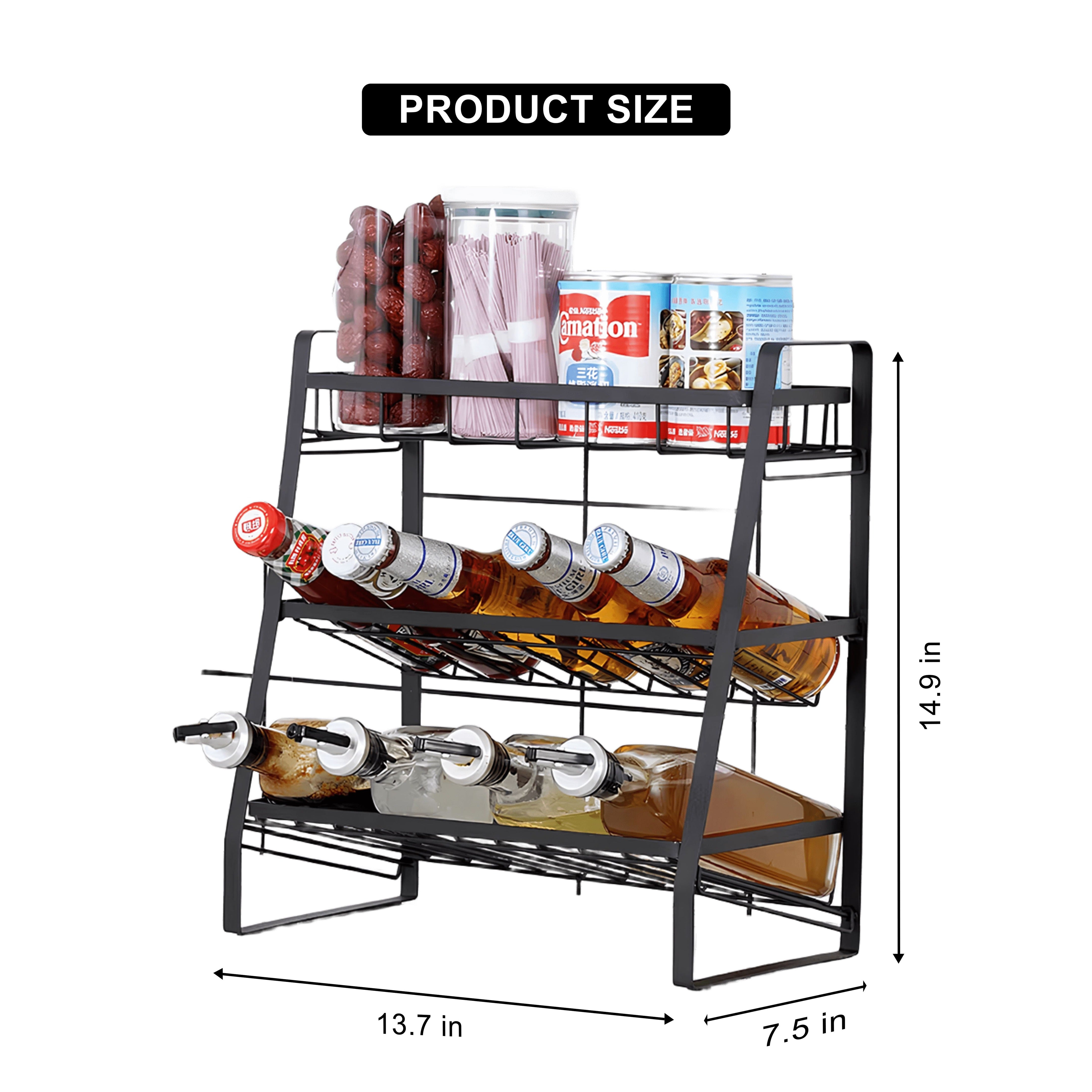 3-Tier Kitchen Storage Rack