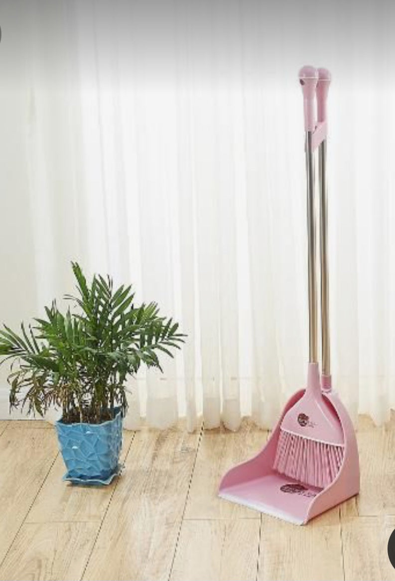 CLEANING BROOM WITH DUSTPAN