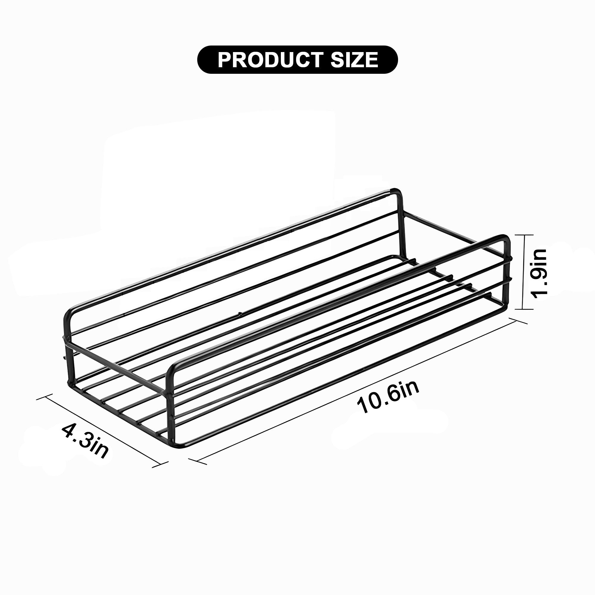 WASHROOM METAL STAND - RECTANGLE