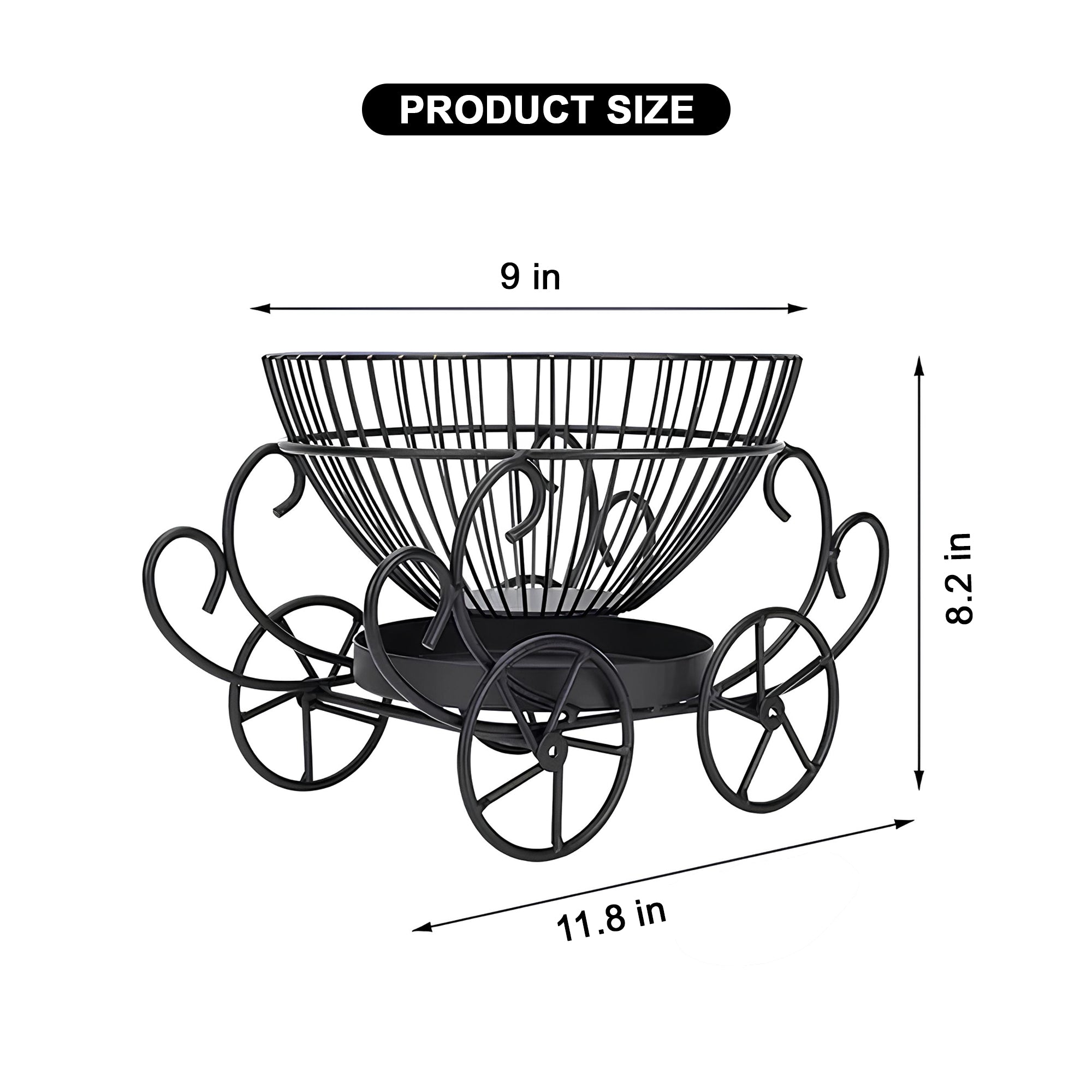 2 Tier Decorative Fruit Basket