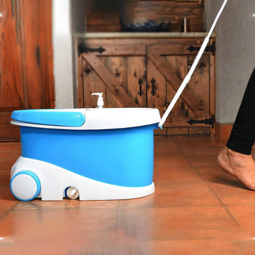 PRIMO HEAVY DUTY BUCKET SPIN MOP WITH WHEELS