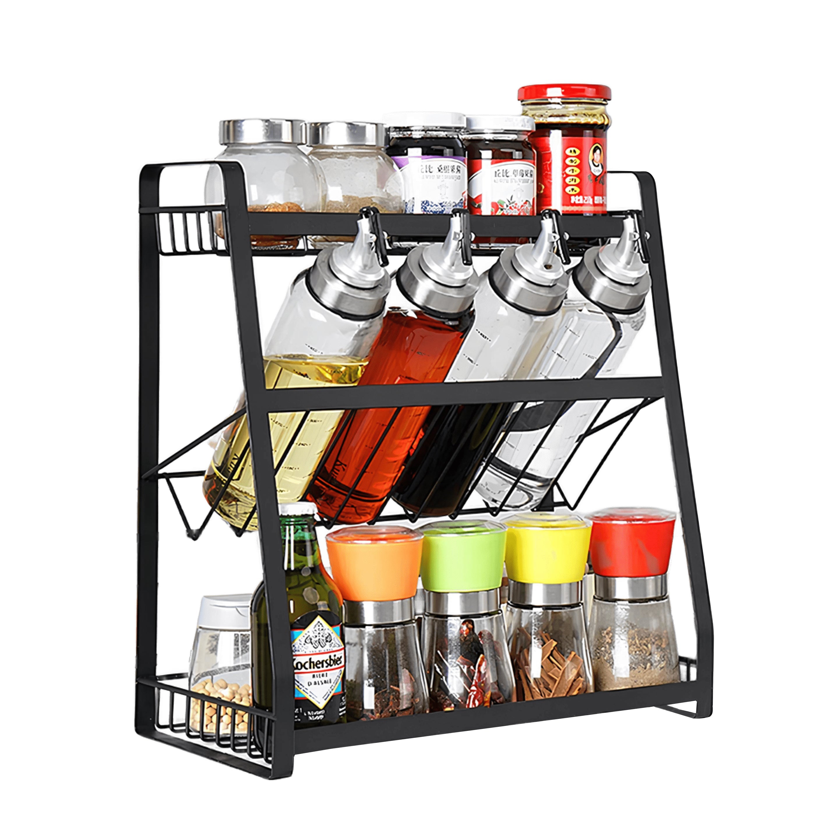 3-Tier Kitchen Storage Rack Flat