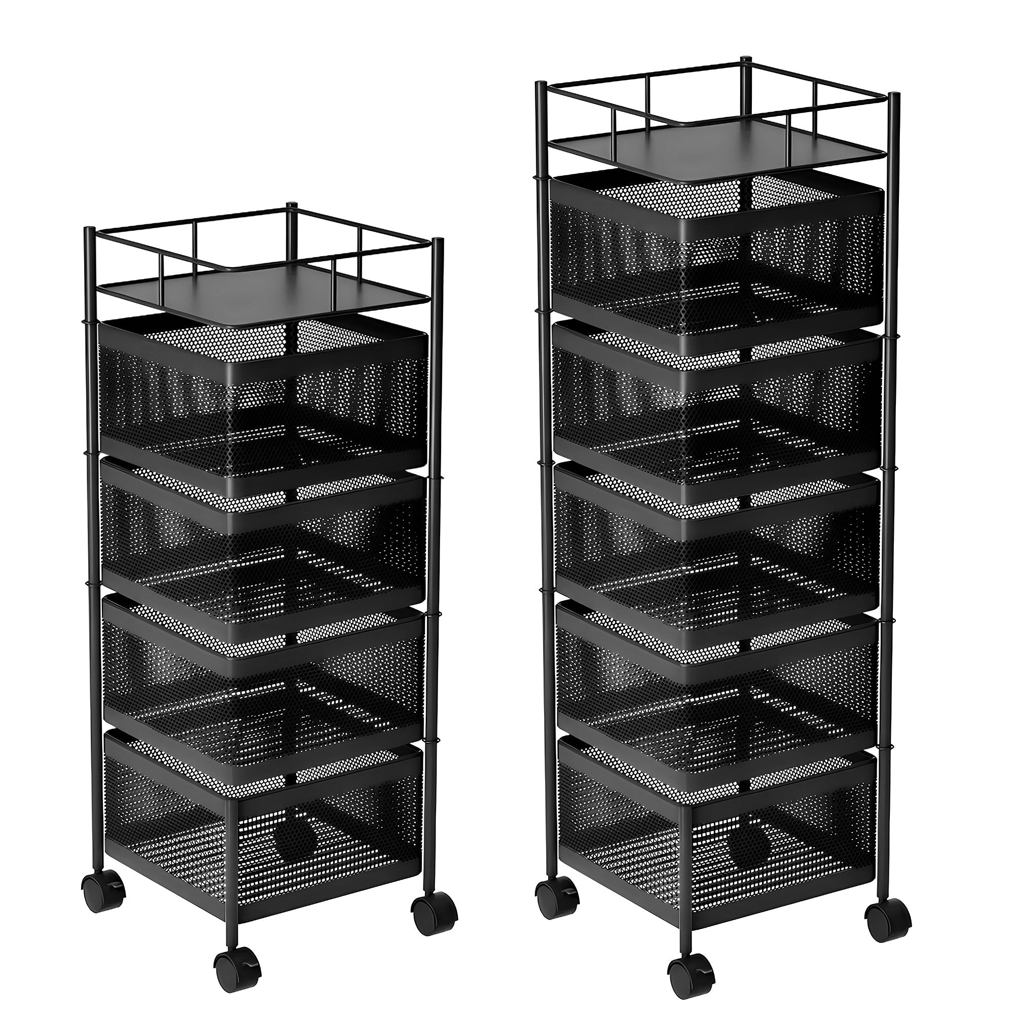 PREMIUM SQUARE METAL TROLLEY