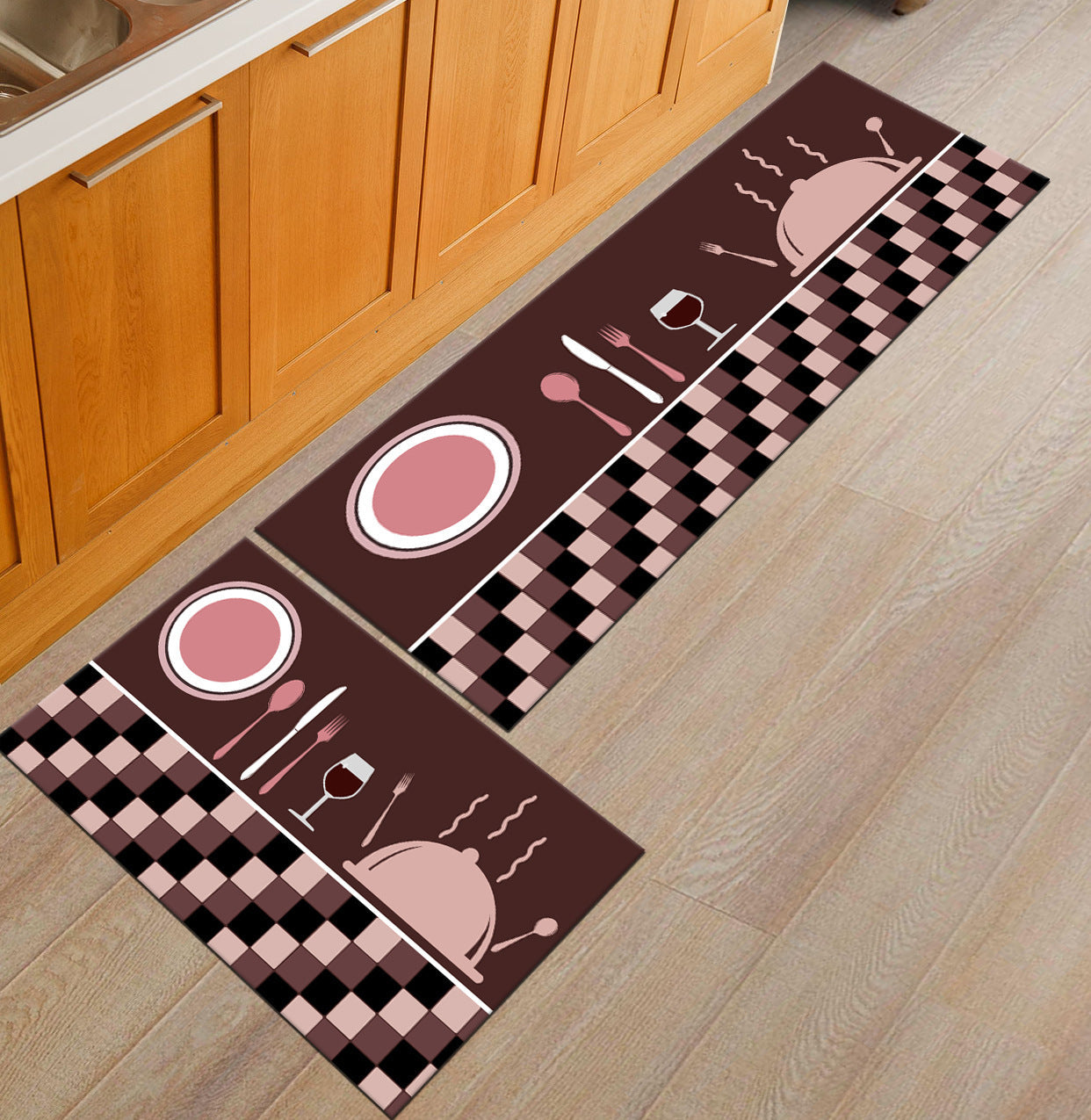 ABSORPTIVE HOME 2 PIECES ANTI SLIP PREMIUM MAT & RUNNER