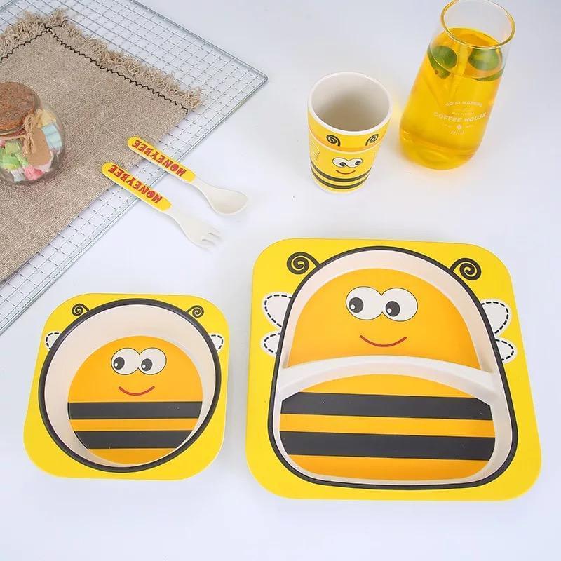 KIDS 5IN1 MELAMINE TABLEWARE SET