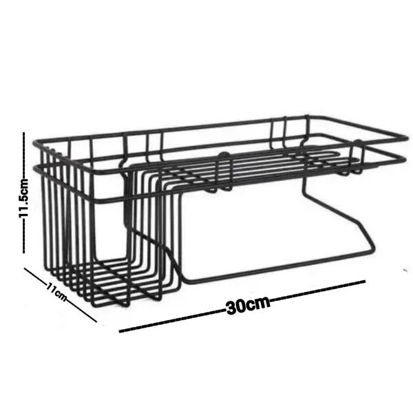 SHOWER CADDY CORNER BASKET STORAGE NO DRILL ADHESIVE ORGANIZER