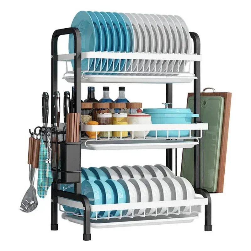 MULTI-TIERED DISH ORGANIZER