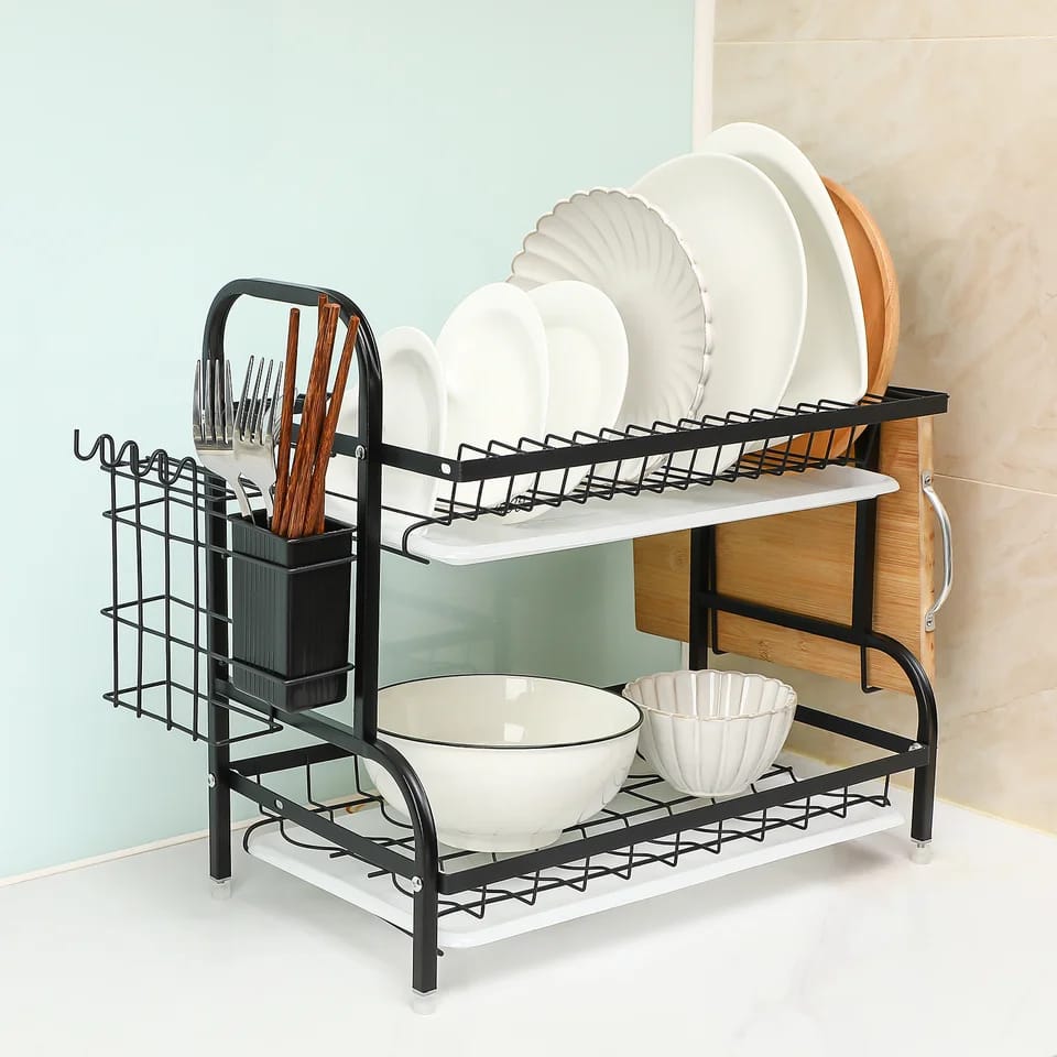 MULTI-TIERED DISH ORGANIZER