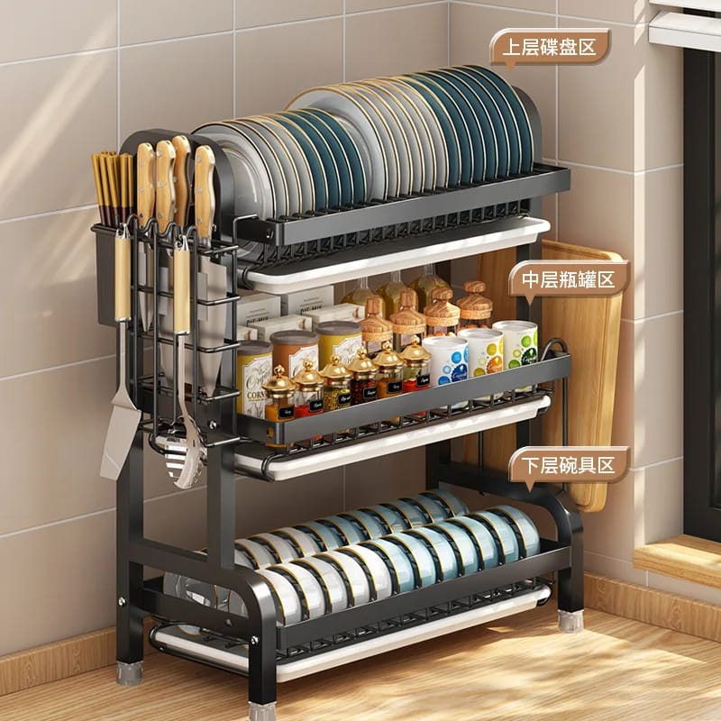 MULTI-TIERED DISH ORGANIZER