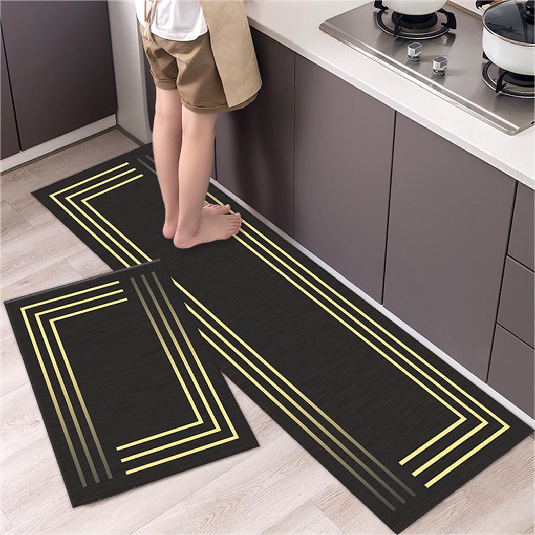 ABSORPTIVE HOME 2 PIECES ANTI SLIP PREMIUM MAT & RUNNER