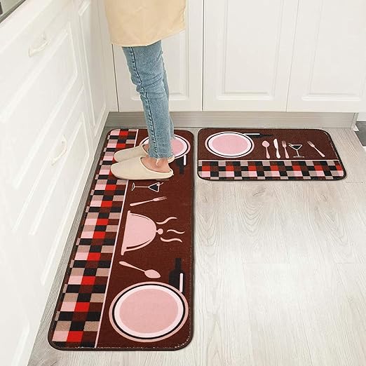 ABSORPTIVE HOME 2 PIECES ANTI SLIP PREMIUM MAT & RUNNER