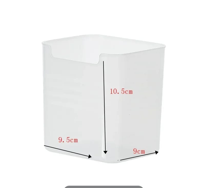 PACK OF 4 REFRIGERATOR FOOD STORAGE BOXES