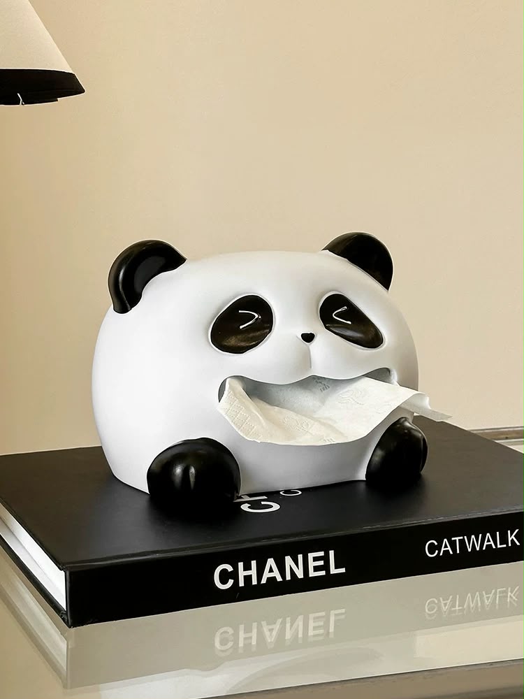 Mimo Wall-Mounted Panda Tissue Holder