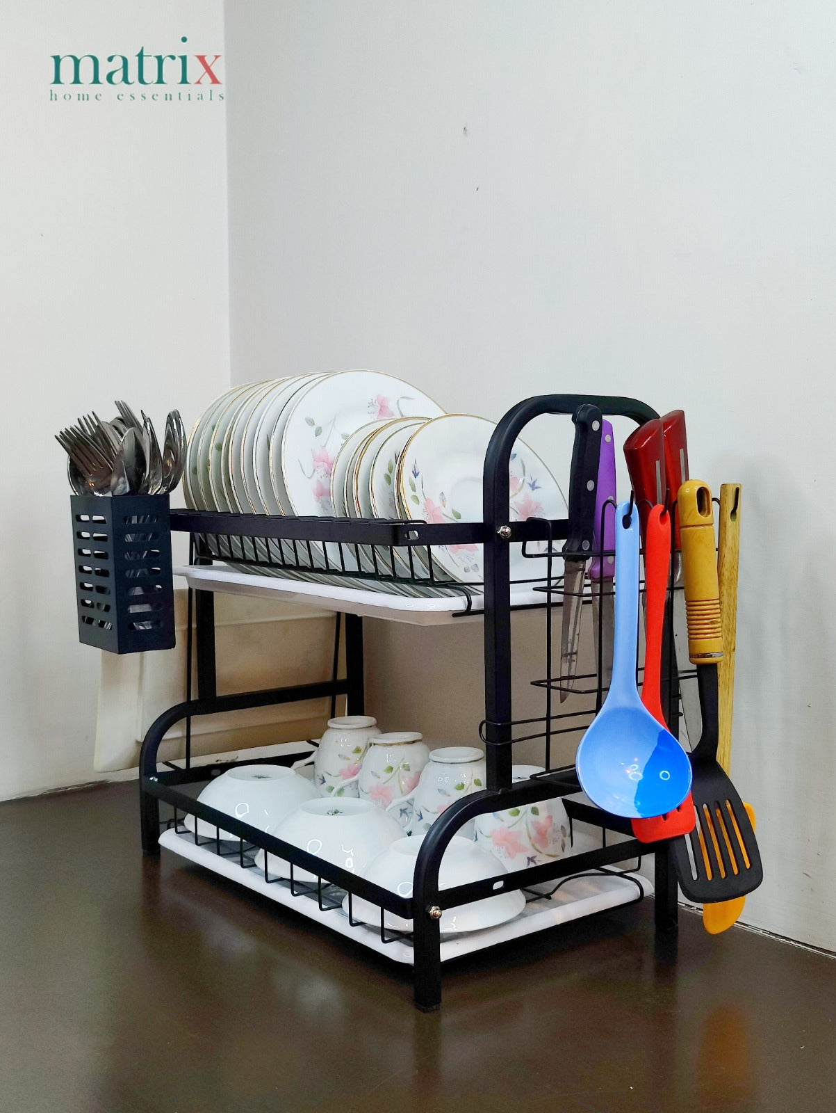 MULTI-TIERED DISH ORGANIZER