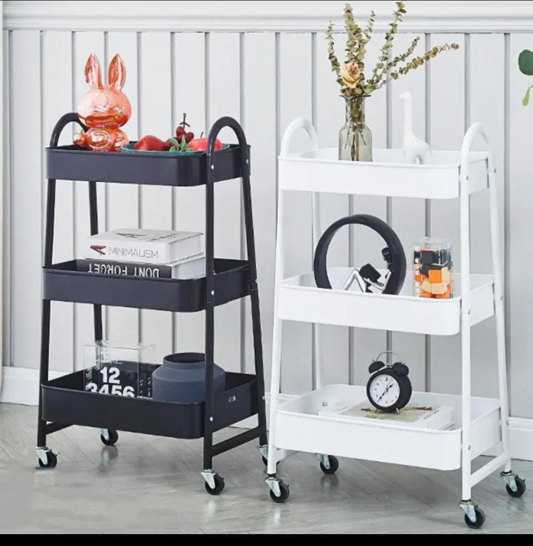 METAL UTILITY TROLLEY