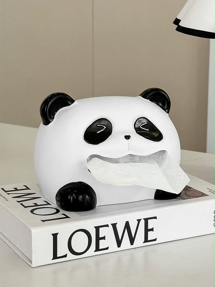 Mimo Wall-Mounted Panda Tissue Holder