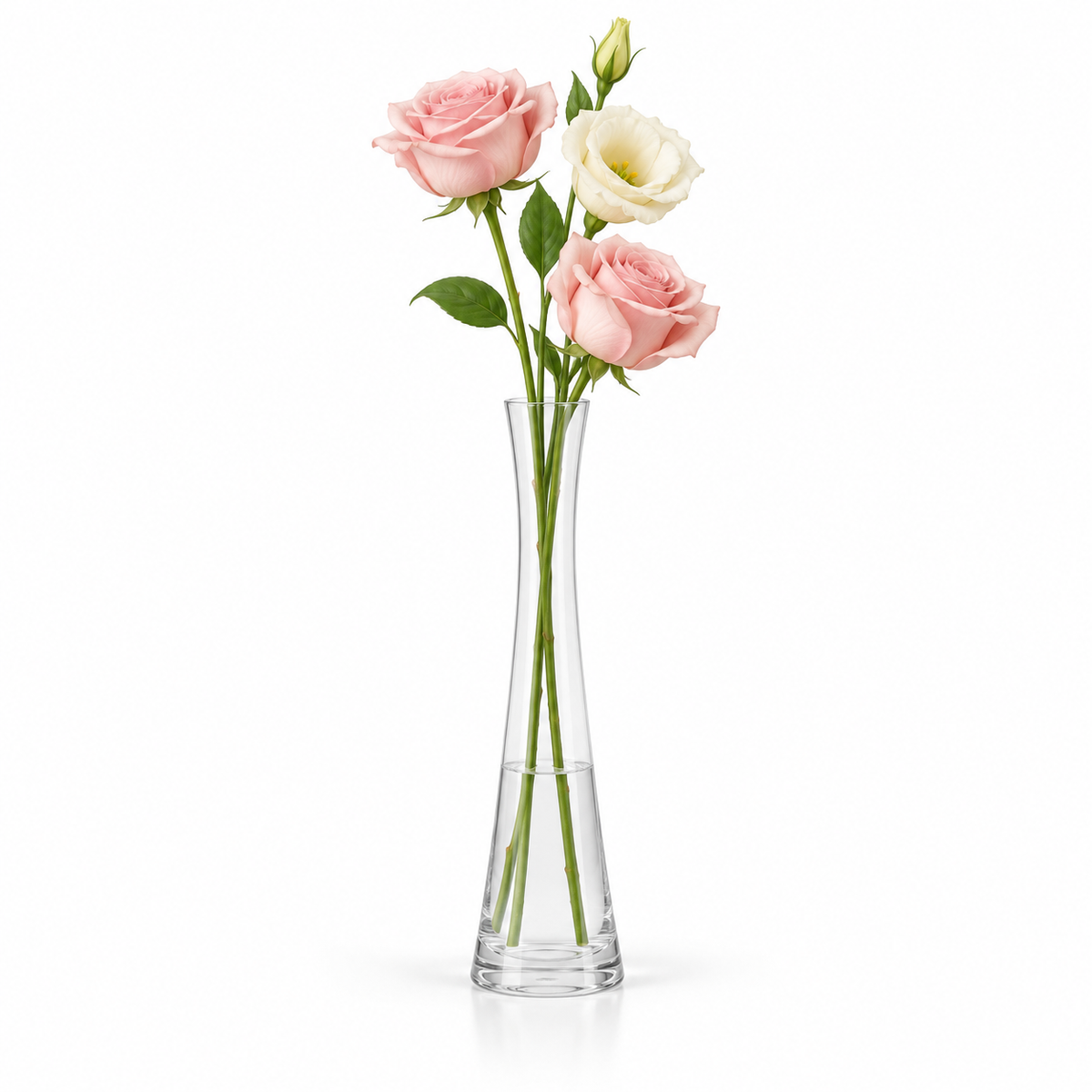 Danny Home Clear Slender Vase - 4.2x27.1x7.8cm