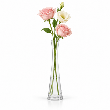 Danny Home Clear Slender Vase - 4.2x27.1x7.8cm