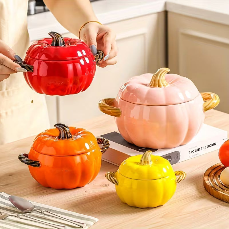 BIN ZAHID HOME ROYAL HARVEST PUMPKIN SOUP & STEW BOWL - 400ML / 14.08 0Z