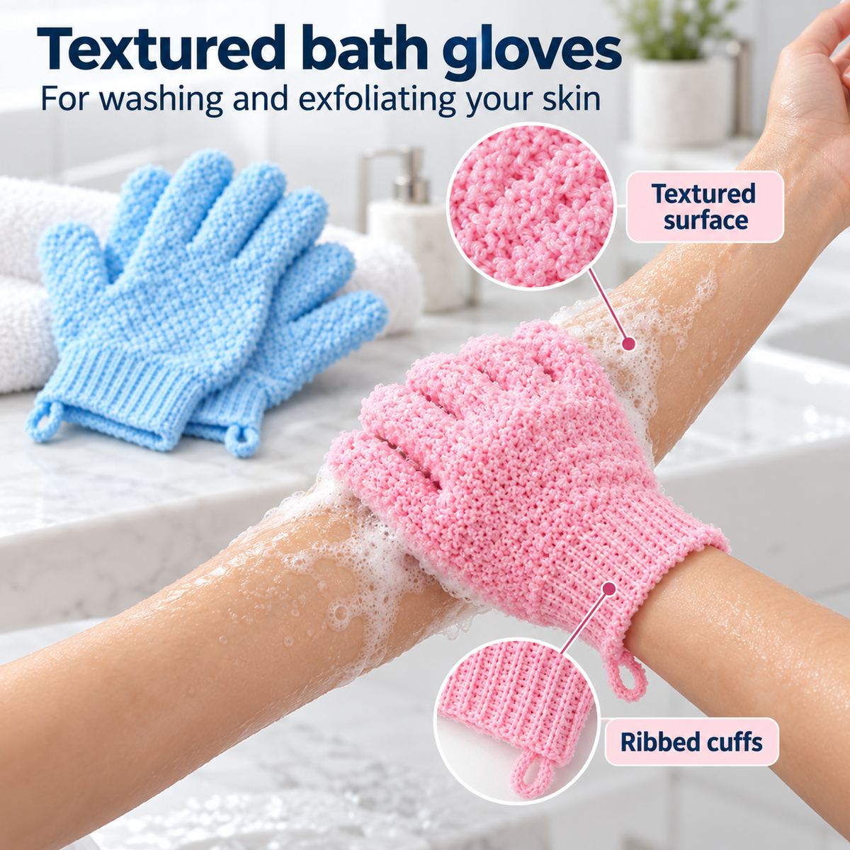 Exfoliating Scrub Glove - 1 PIECE