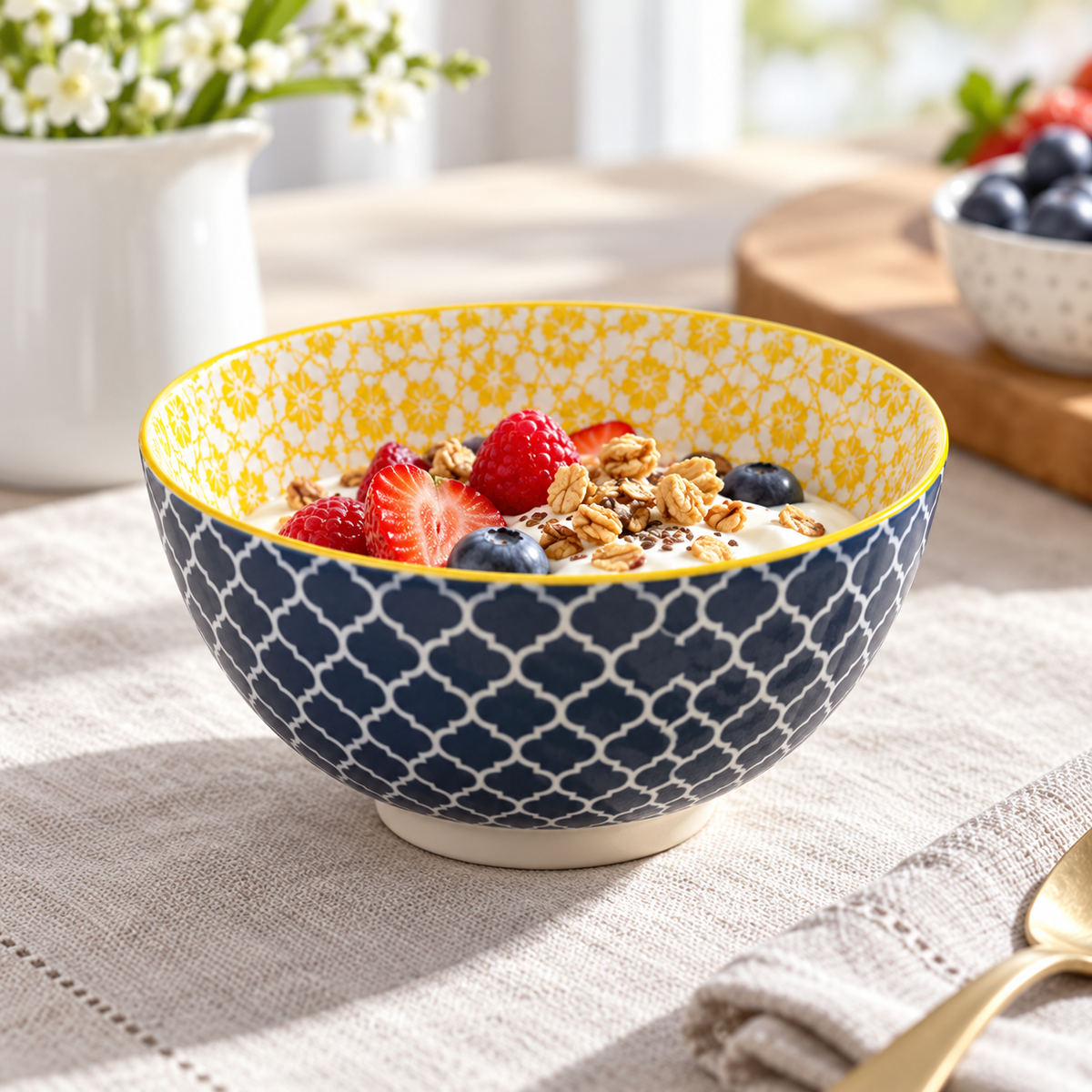 Danny Home Mosaic Serving Bowl - 4.5 Inches