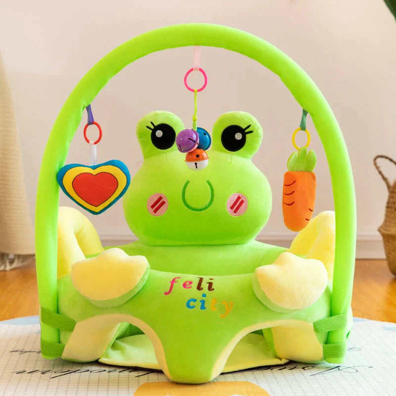 ANIMALS FACES SEAT WITH TOY BAR