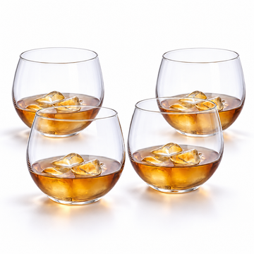 Danny Home 4 Piece Rounded Glass Set - 380 ml