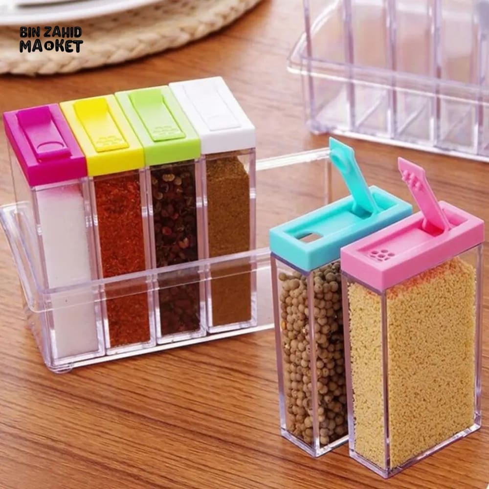 ACRYLIC 6X SPICES JARS SET