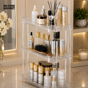 ACRYLIC COSMETIC ORGANIZER - 3 LAYER