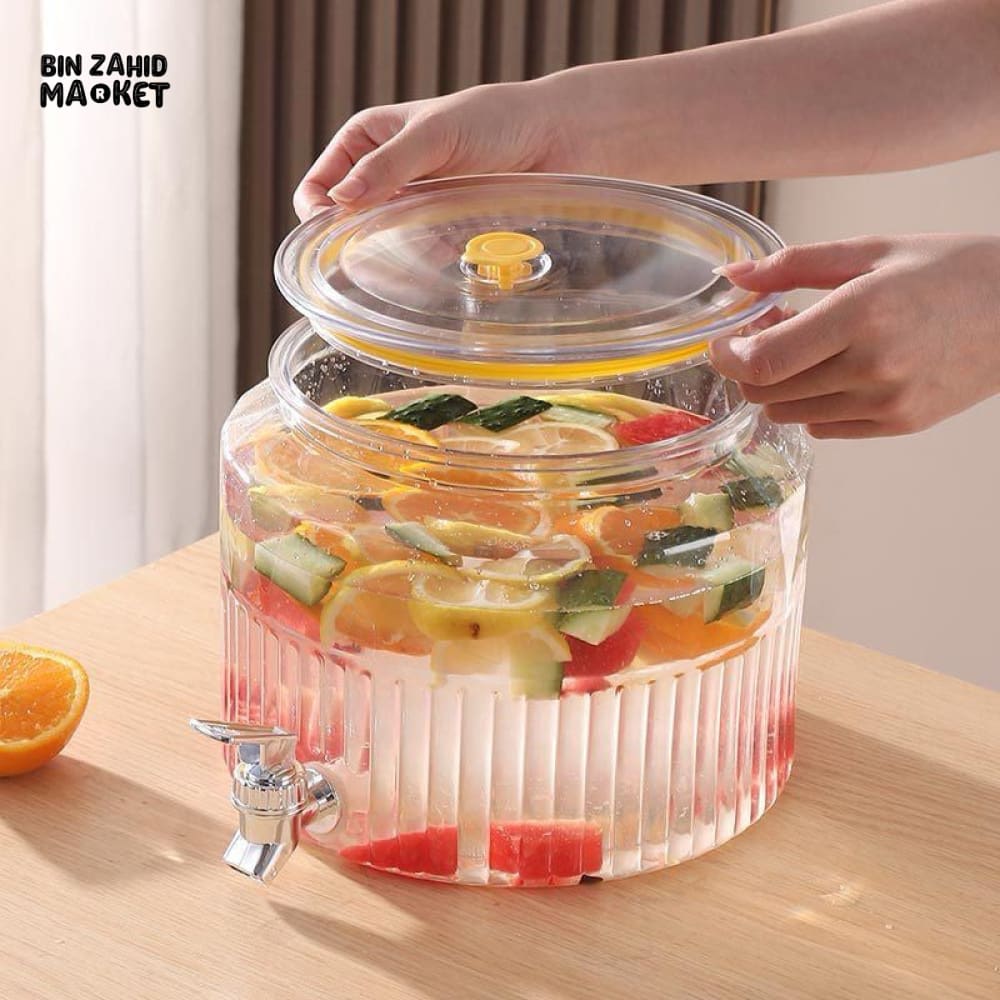 ACRYLIC PREMIUM JUICE CONTAINER – ELEGANT & DURABLE BEVERAGE DISPENSER - 5.6 LITERS