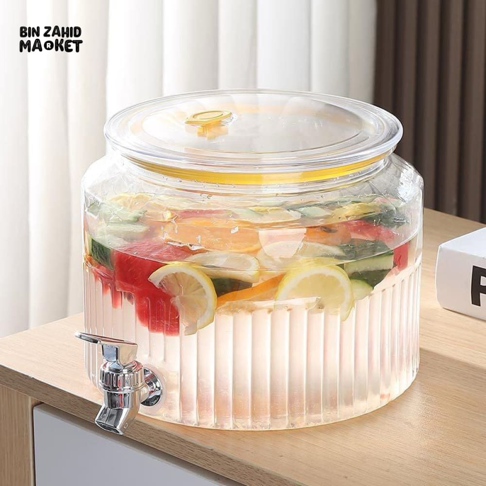 ACRYLIC PREMIUM JUICE CONTAINER – ELEGANT & DURABLE BEVERAGE DISPENSER - 5.6 LITERS